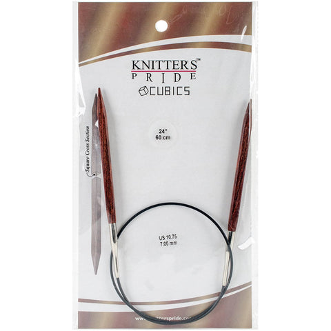 Knitter's Pride-Cubics Fixed Circular Needles 24"-Size 10.75/7mm