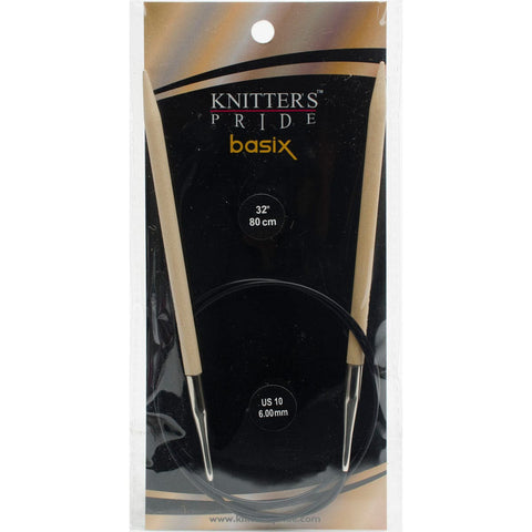 Knitter's Pride-Basix Fixed Circular Needles 32"-Size 10/6mm