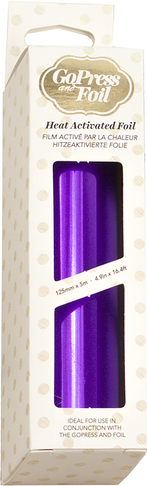Couture Creations Foil 5"X16.4'-Purple-Pastel Mirror Finish