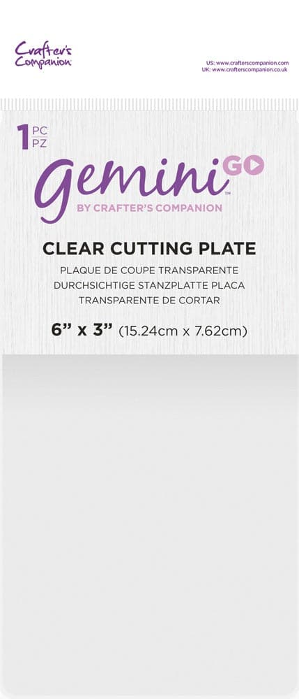 Crafter's Companion Gemini GO Clear Cutting Plate-