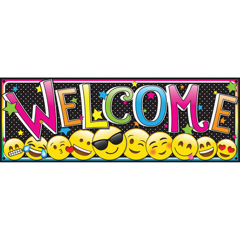 Magnetic Emotions Icon Welcome Banner, 6" x 17"