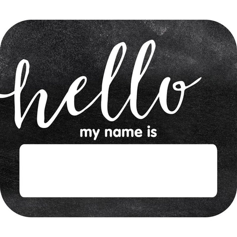 (6 PK) INDUSTRIAL CHIC HELLO NAME