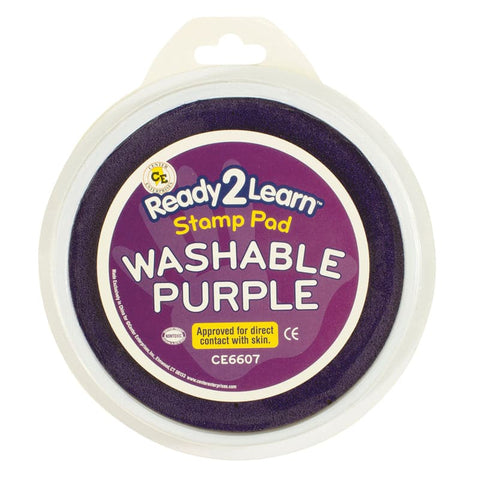 Jumbo Circular Washable Stamp Pad - Purple - 5.75" dia.
