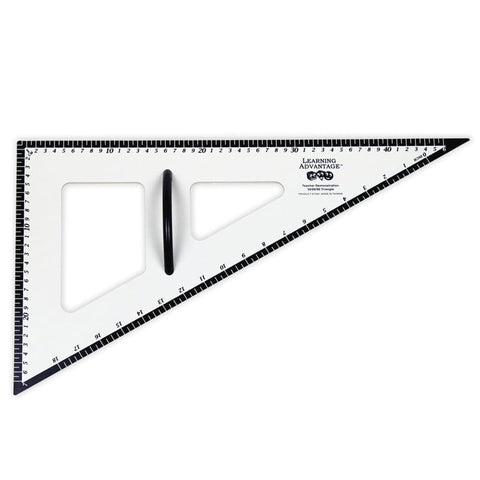 Dry Erase Magnetic Triangle - 30/60/90 Degrees