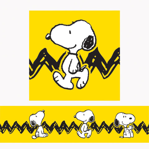 Peanuts® Yellow with Snoopy Deco Trim®, 12 strips/pkg, Set of 6 packs