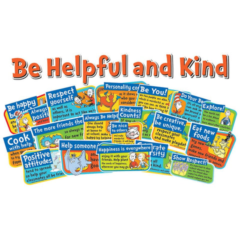 Dr. Seuss&trade; Be Kind and Helpful Bulletin Board Sets