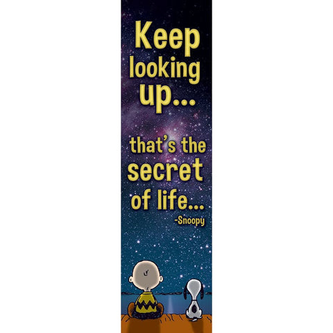 Peanuts® Keep Looking Up… Vertical Banner