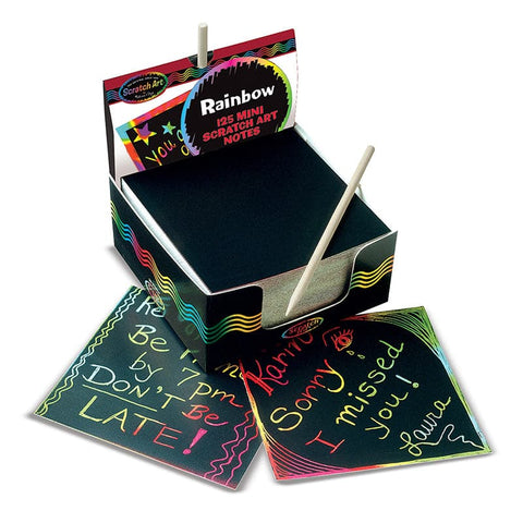 Scratch Art® Box of Rainbow Mini Notes
