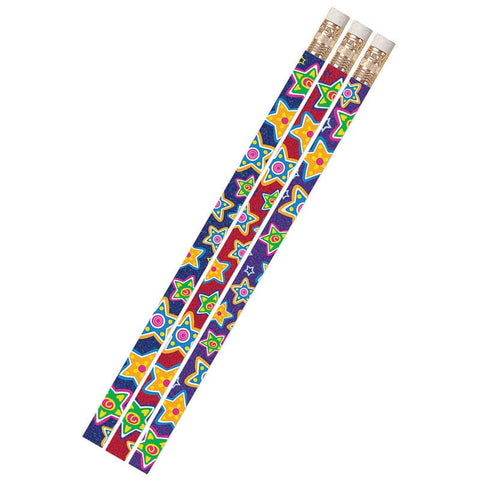 Mad About Stars Motivational Pencil, Pack of 12