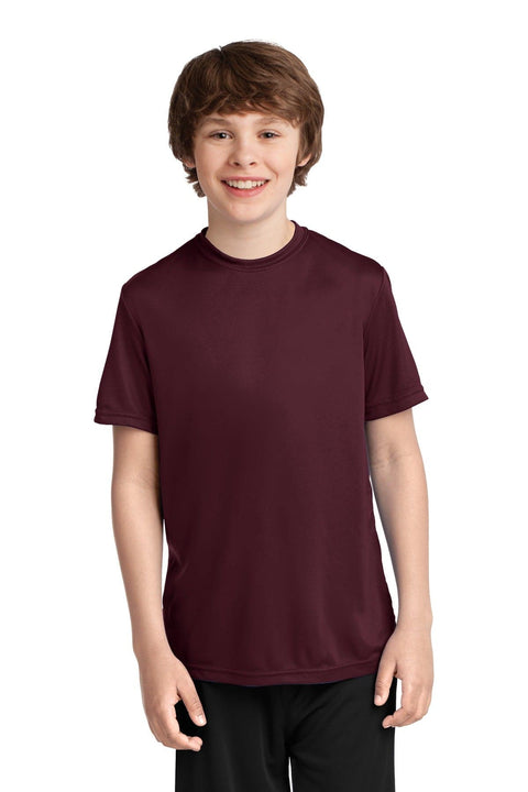 Port & Company &#174;  Youth Performance Tee. PC380Y M Athletic Maroon