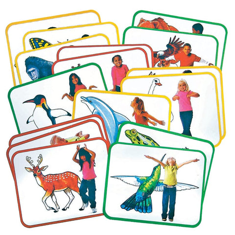 Body Poetry: Animal Action Cards, Pack of 16