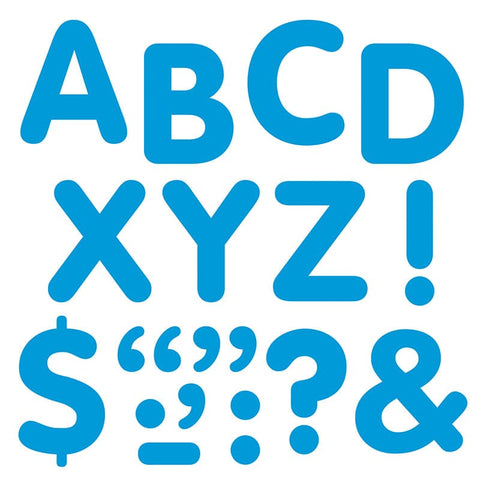 Blue 2" STICK-EZE&reg; Stick-On Letters