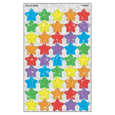 Super Stars superShapes Stickers-Sparkle, 180 ct