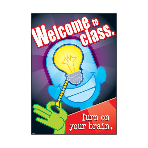 WELCOME TO CLASS TURN ON YOUR BRAIN