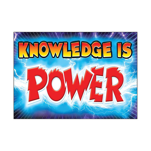 KNOWLEDGE IS POWER POSTER