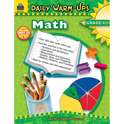 Daily Warm-Ups: Math, Grade 4